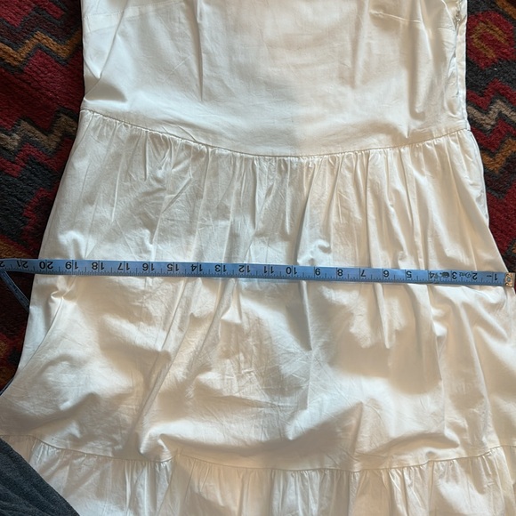 J. Crew white tiered midi dress - Picture 4 of 4
